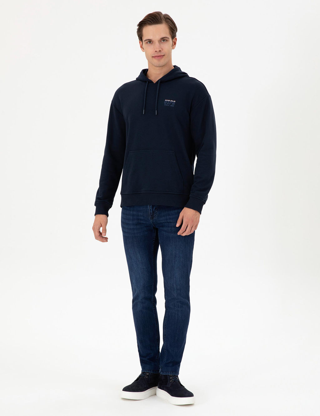 Мужской темно-синий свитшот Неожиданная скидка в корзине - U.s. polo assn фото 4