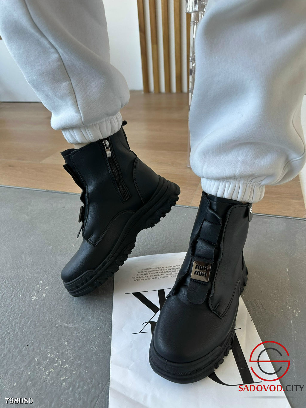 Ботинки весенние утепленные на платформе, челси