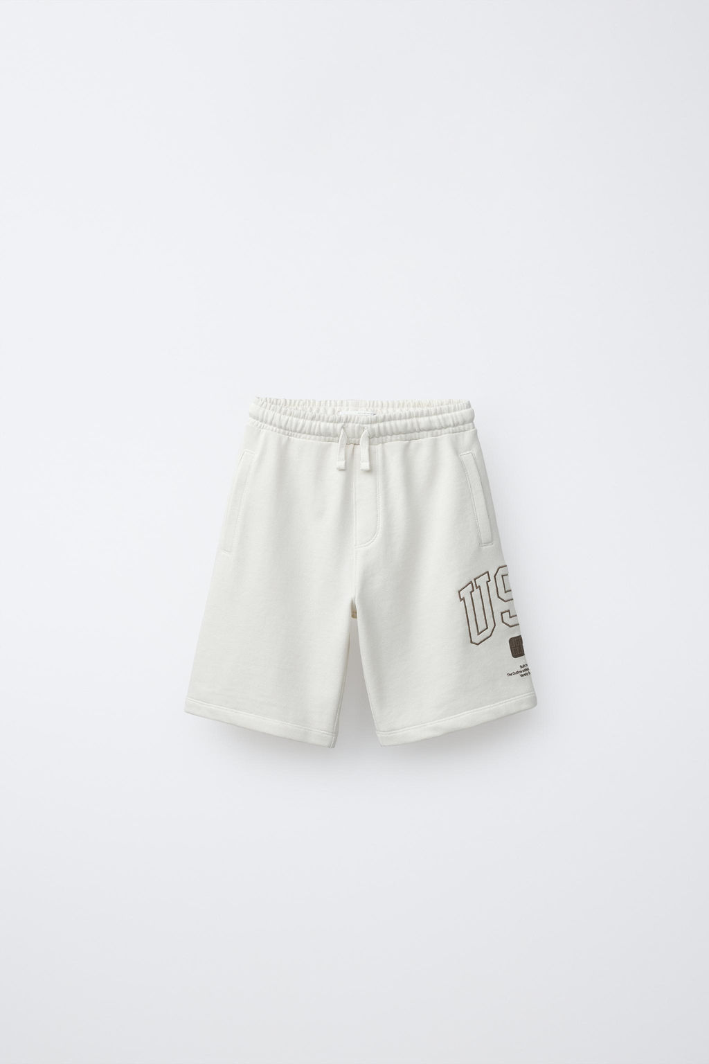 BERMUDA FELPA JOGGING / Crudo - Zara фото 3