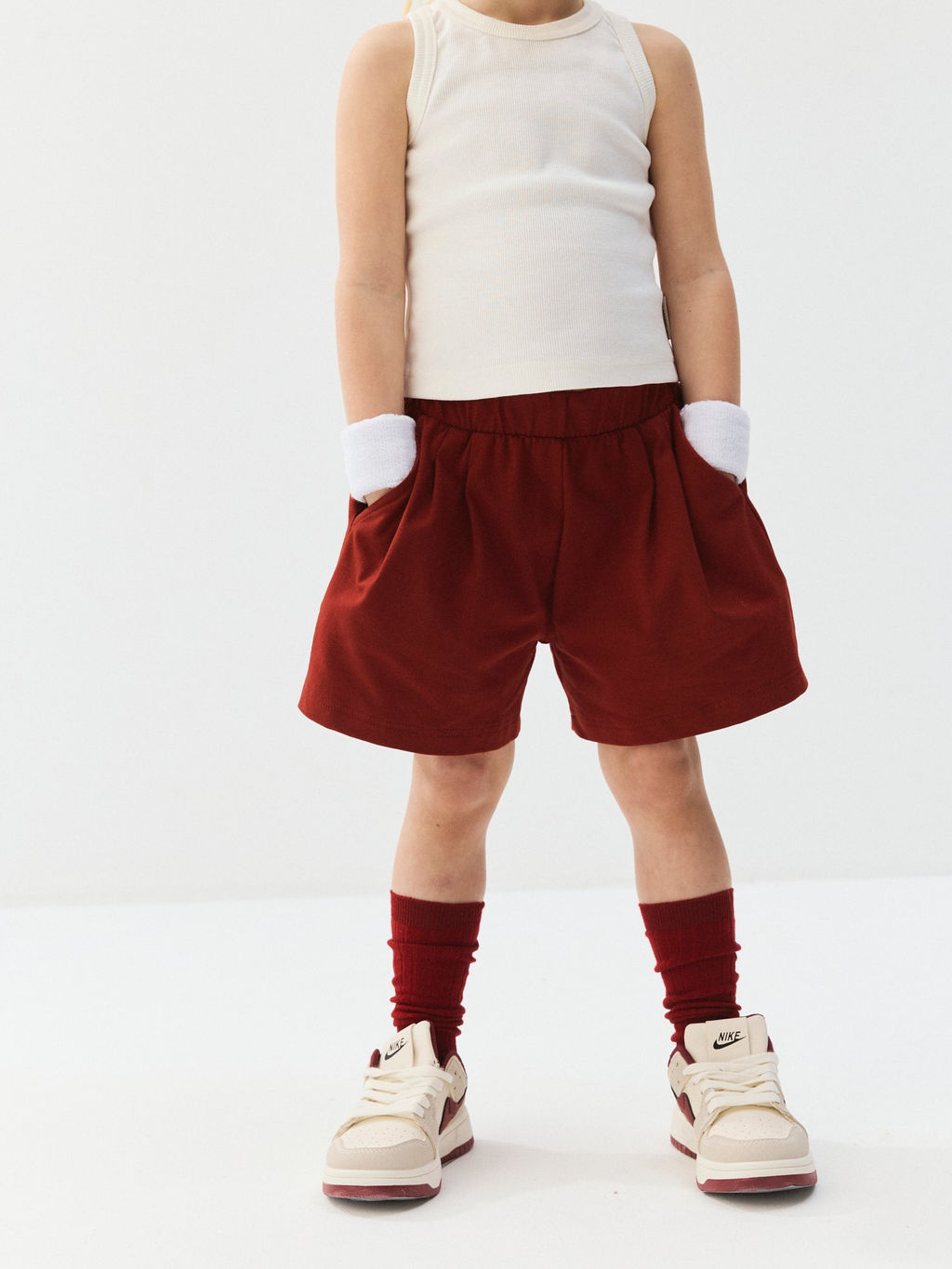 Шорты трикотажные "Вишня"