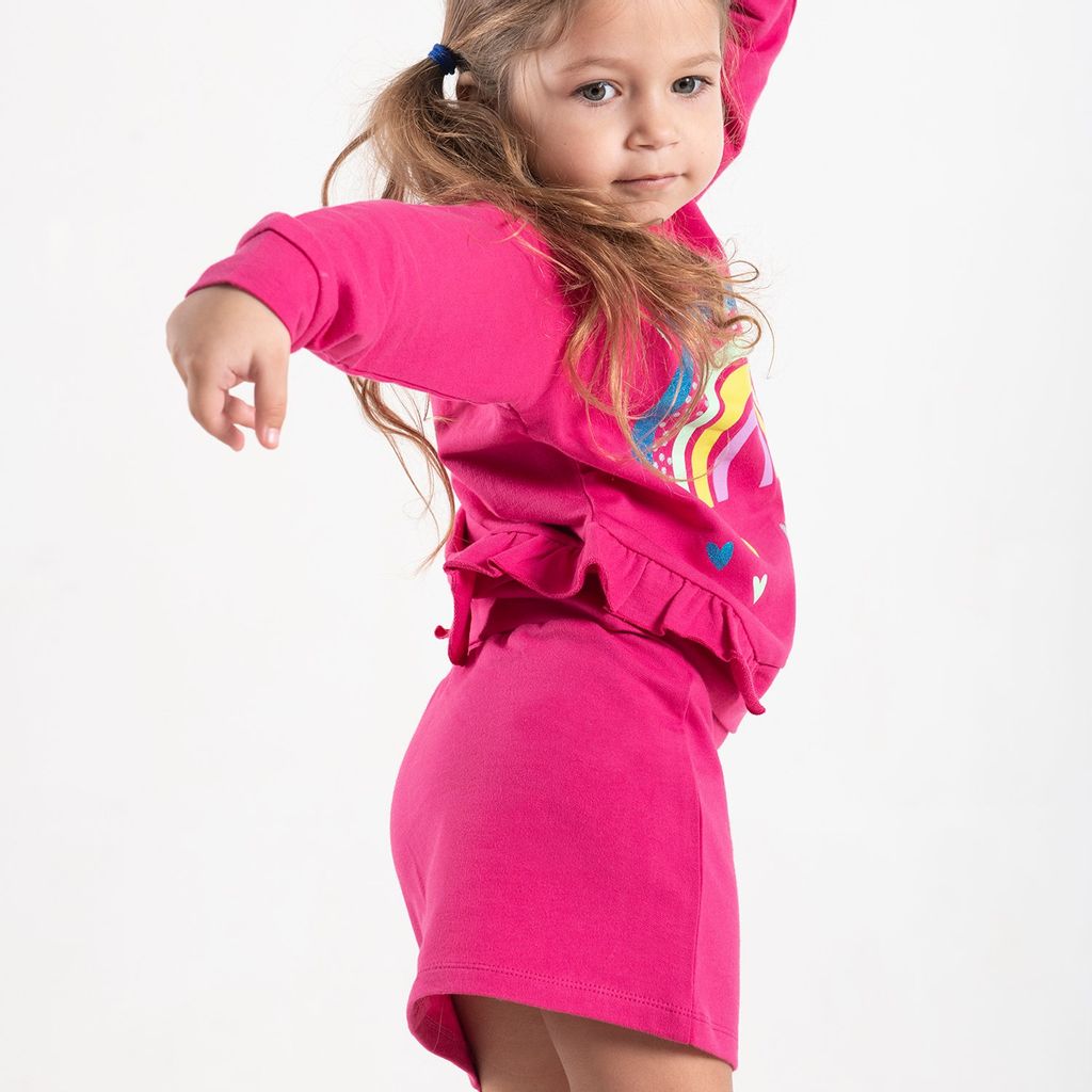 CRB wear/CWKG 62810-46-282 Джемпер модель свитшот для девочки, фуксия/Ex.Cherubino  фото 4
