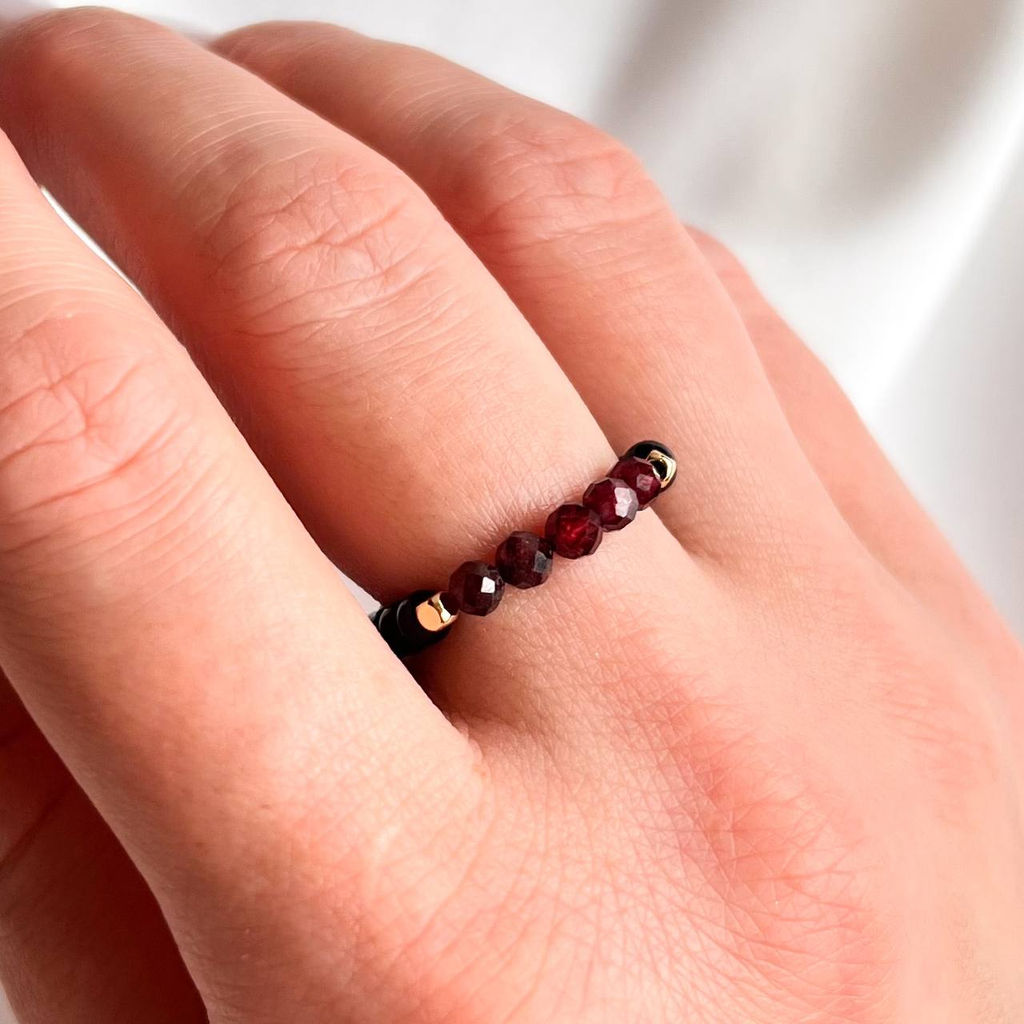 Кольцо на резинке из Турмалина с Грантом - Радуга самоцветов фото 2