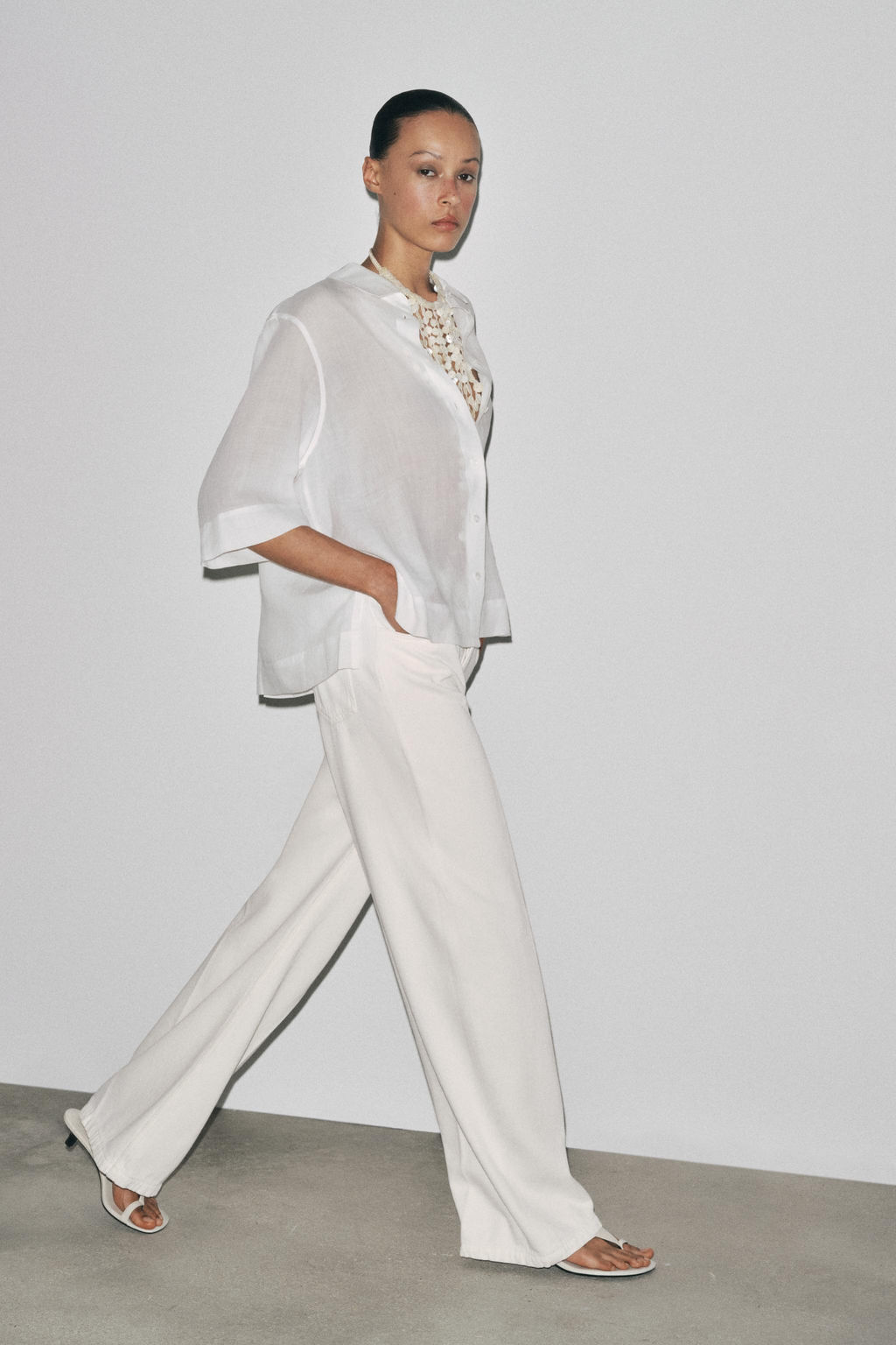 ZW COLLECTION RAMIE SHIRT