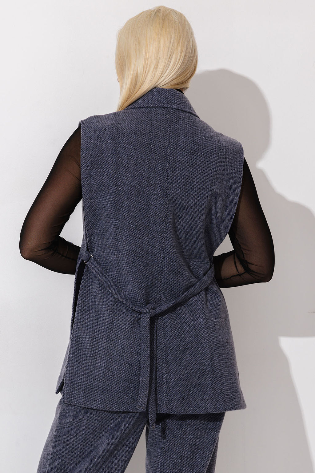 Жилет женский 4371/02/Сиреневый меланж - Rise фото 6