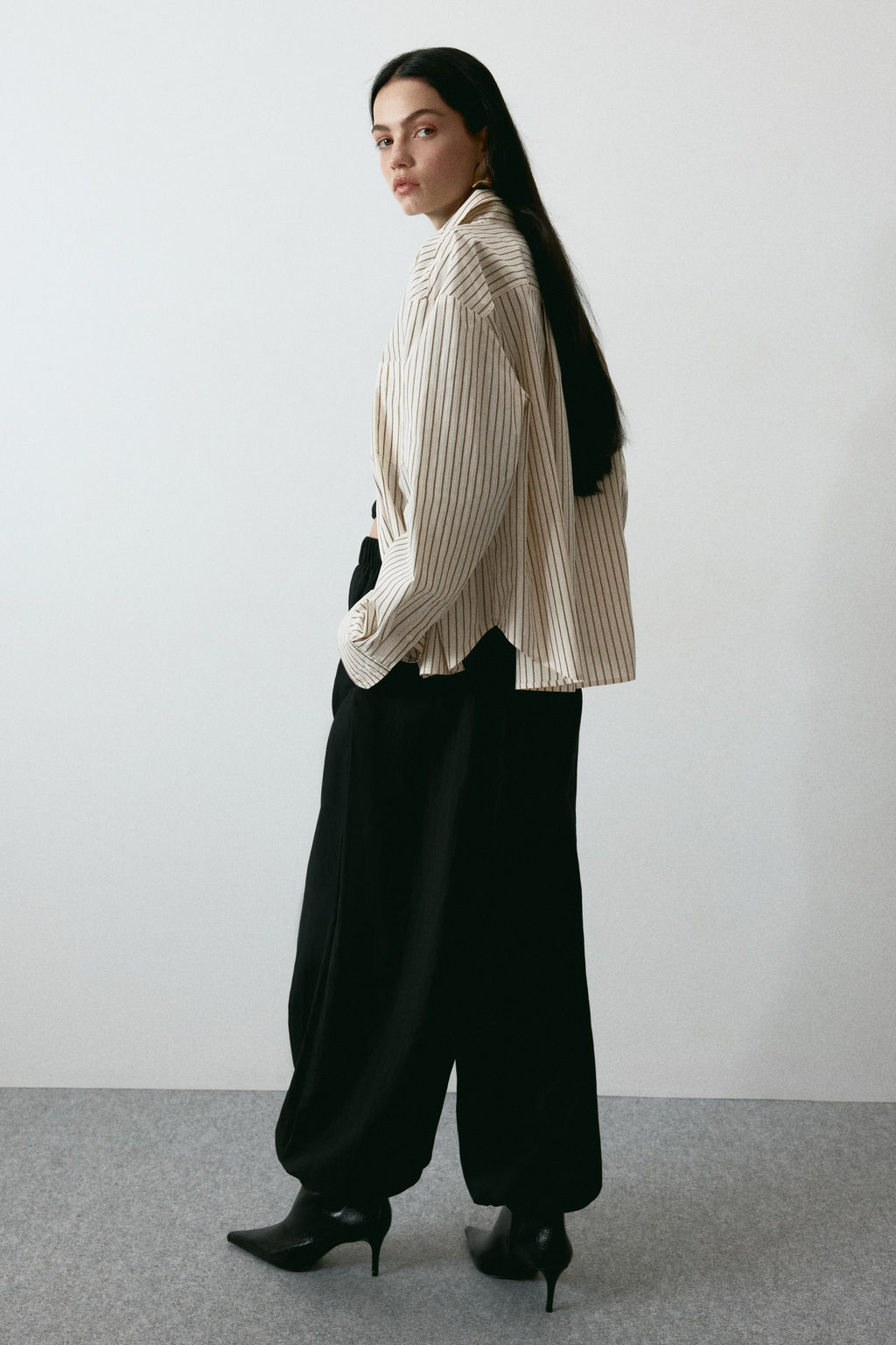 Camisa oversize de popelina - H&m фото 2