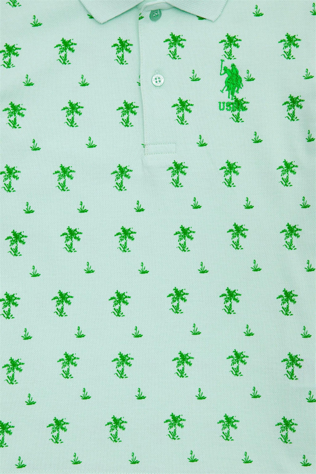 Зеленая футболка-поло для мальчиков Неожиданная скидка в корзине - U.s. polo assn фото 5