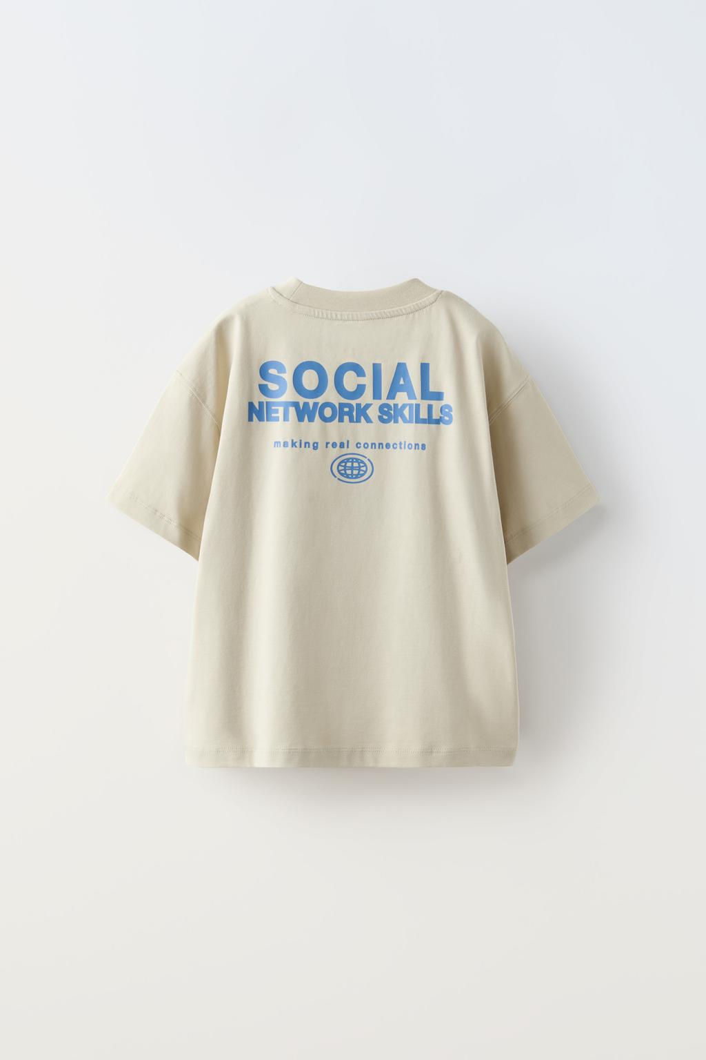 SLOGAN PRINT T-SHIRT - Zara фото 2