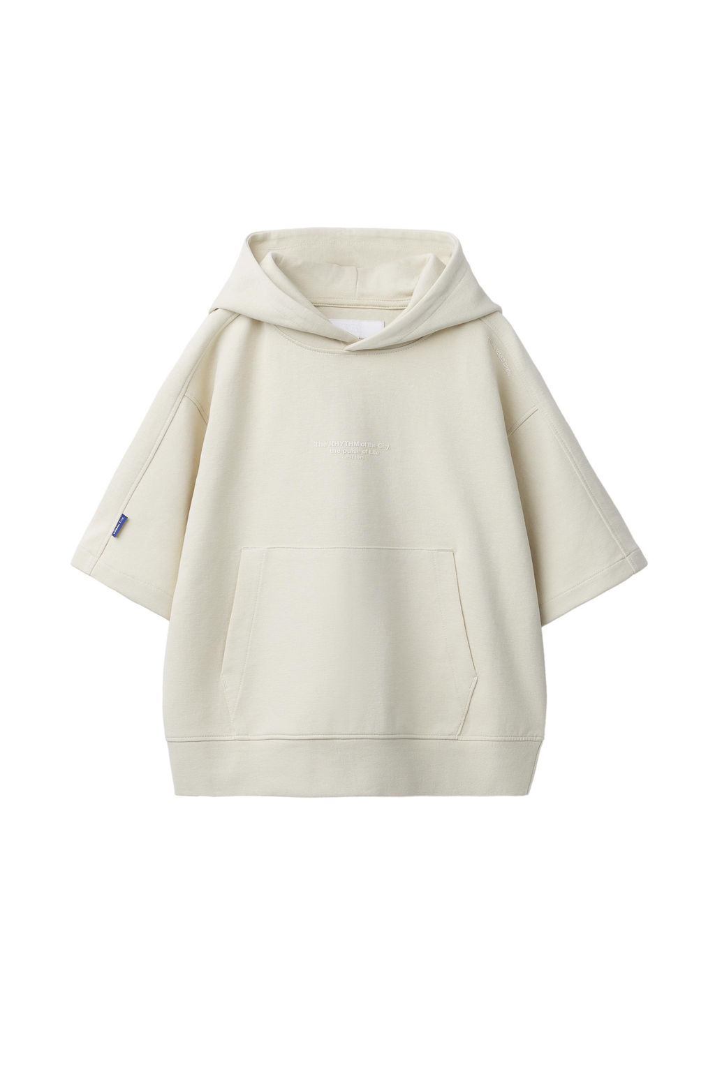CONJUNTO SUDADERA CAPUCHA Y BERMUDA INTERLOCK / Crudo medio - Zara фото 3