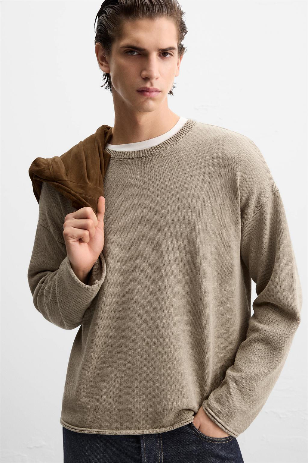 SWEATER WITH RAISED FINISH - Zara фото 23