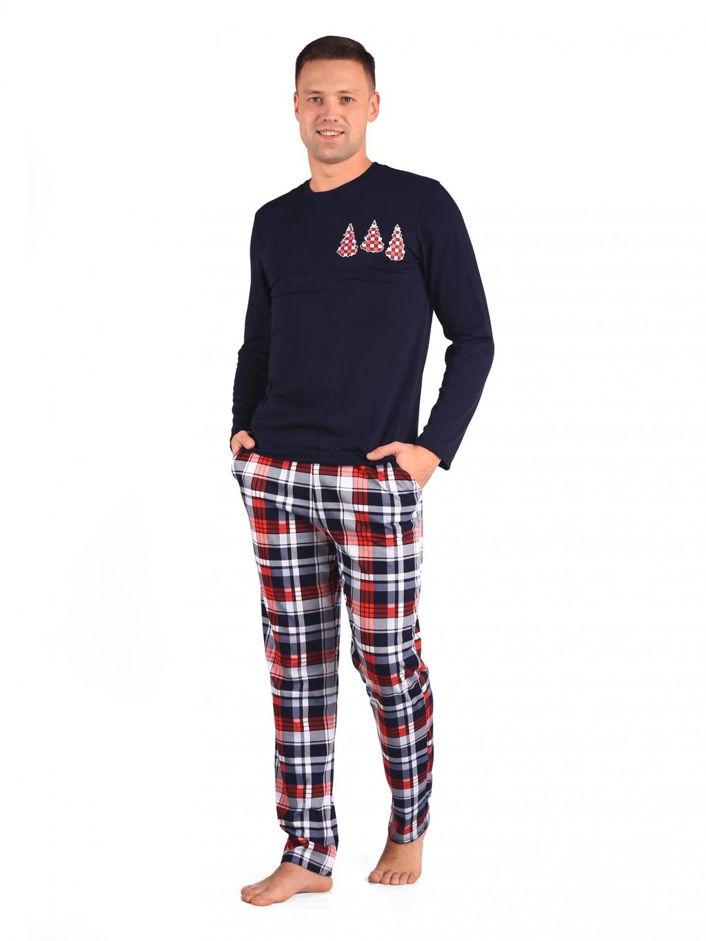 Пижама мужская кулирка "Новогодняя сказка"