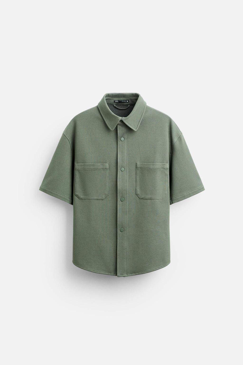 TEXTURED COMFORT OVERSHIRT - Zara фото 33