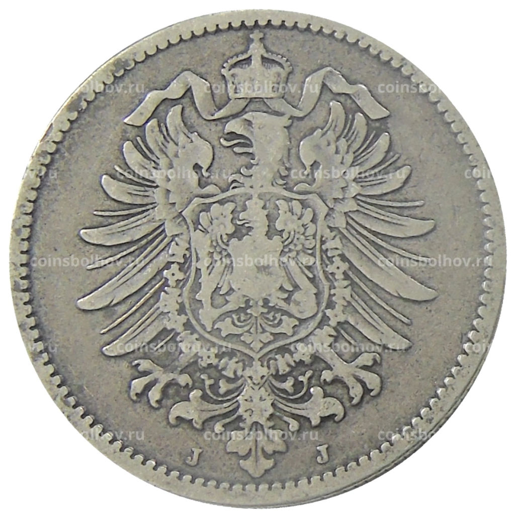 1 марка 1875 года J Германия