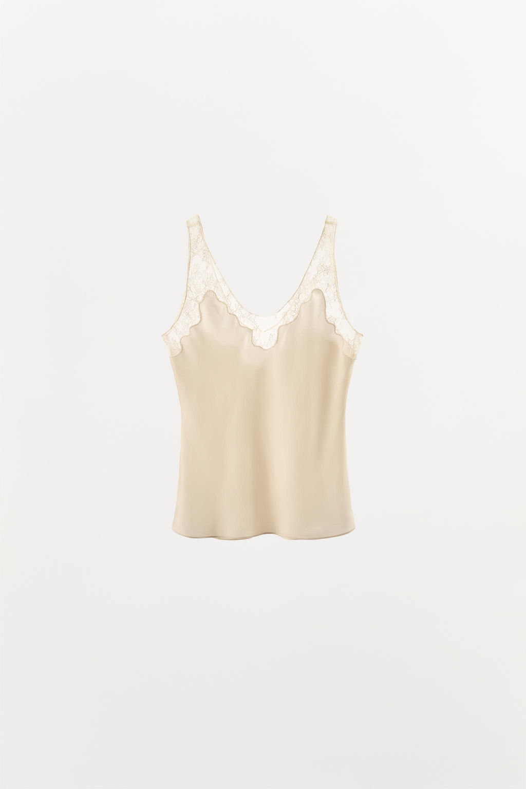 CONTRASTING CAMISOLE TOP