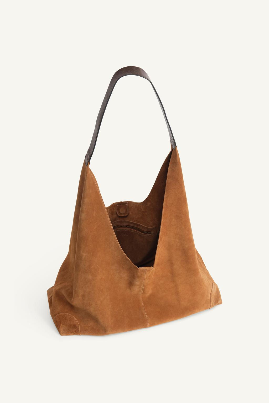 LIMITED EDITION LEATHER SHOPPER BAG - Zara фото 7