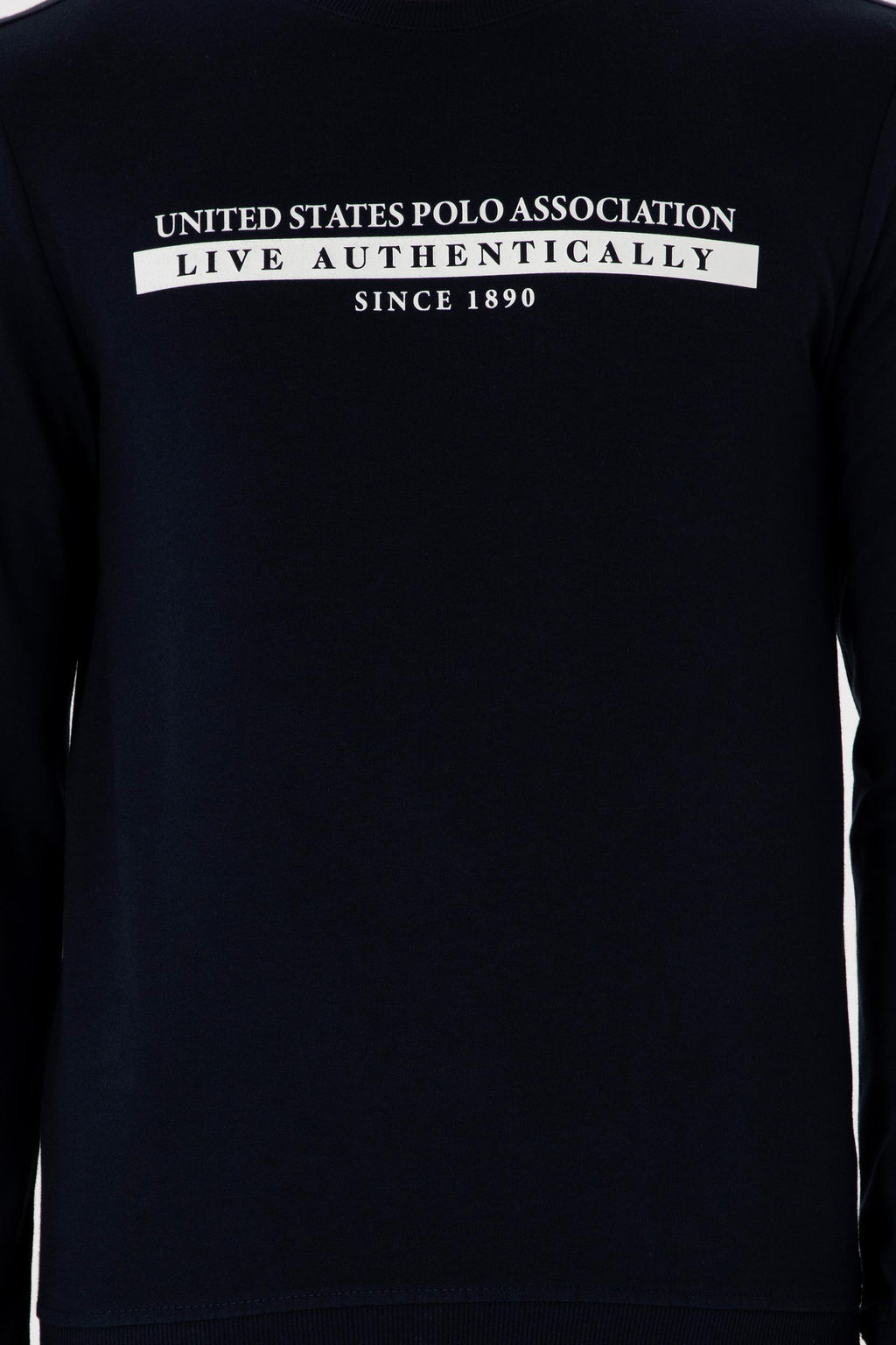 Мужской темно-синий свитшот Неожиданная скидка в корзине - U.s. polo assn фото 6