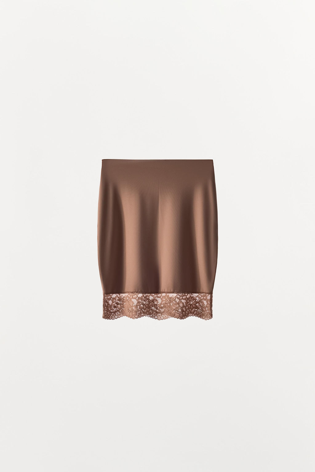 SKIRT WITH POLYAMIDE LACE - Zara фото 5