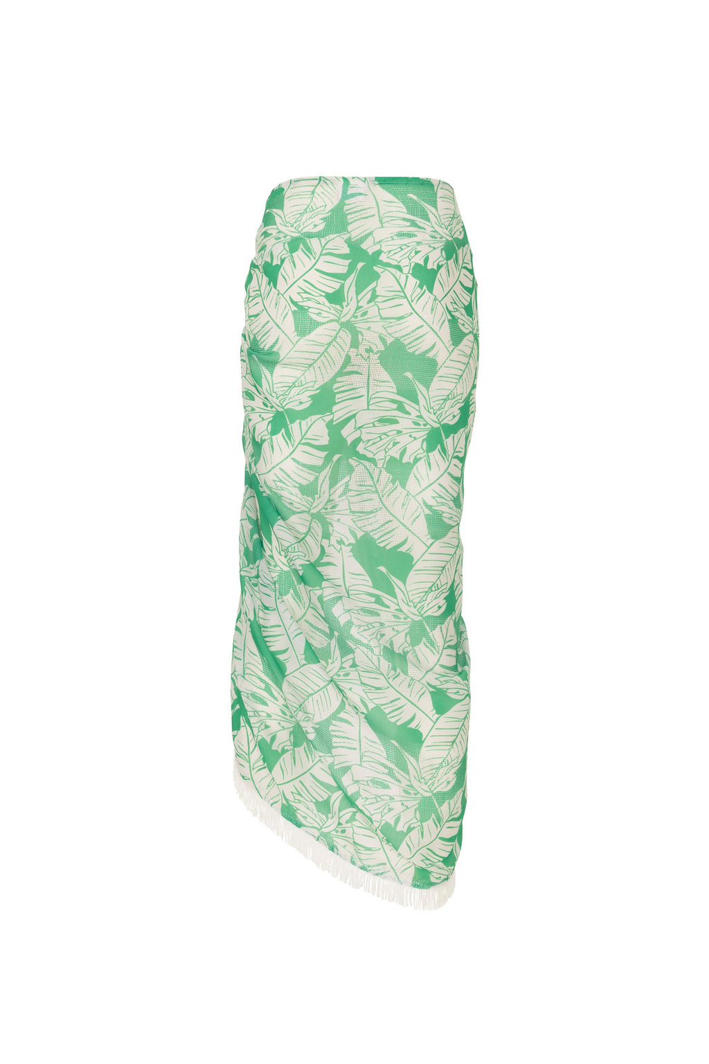 Женское зеленое ПАРЕО Неожиданная скидка в корзине