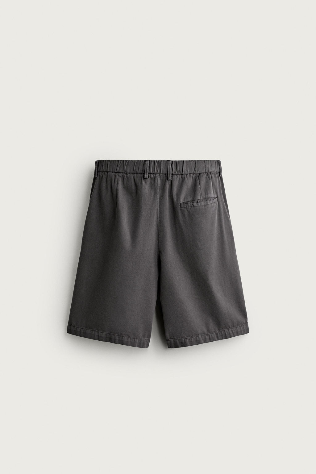 BERMUDA LAVADA RELAXED FIT / Gris - Zara фото 6