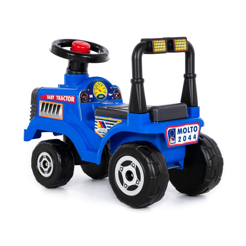 Каталка-трактор Митя №3 (синяя) - Полесье фото 3