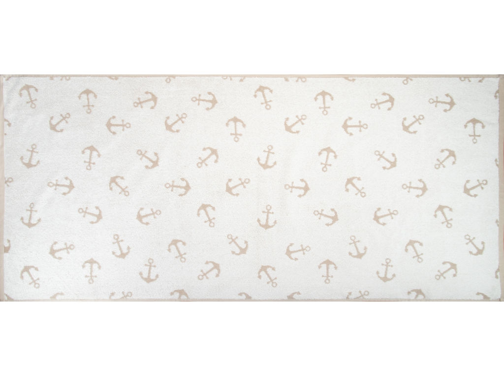 Полотенце махровое 6с102.511ж2 Якоря(лен3) 67х150см