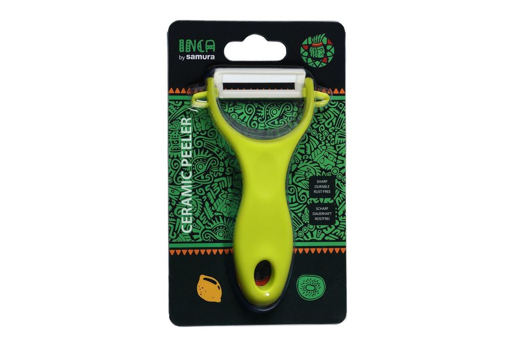SINP-100GR/K Овощечистка "Samura Inca" (зелёная), циркониевая керамика