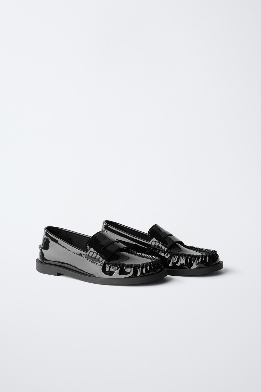PATENT LOAFERS - Zara фото 2