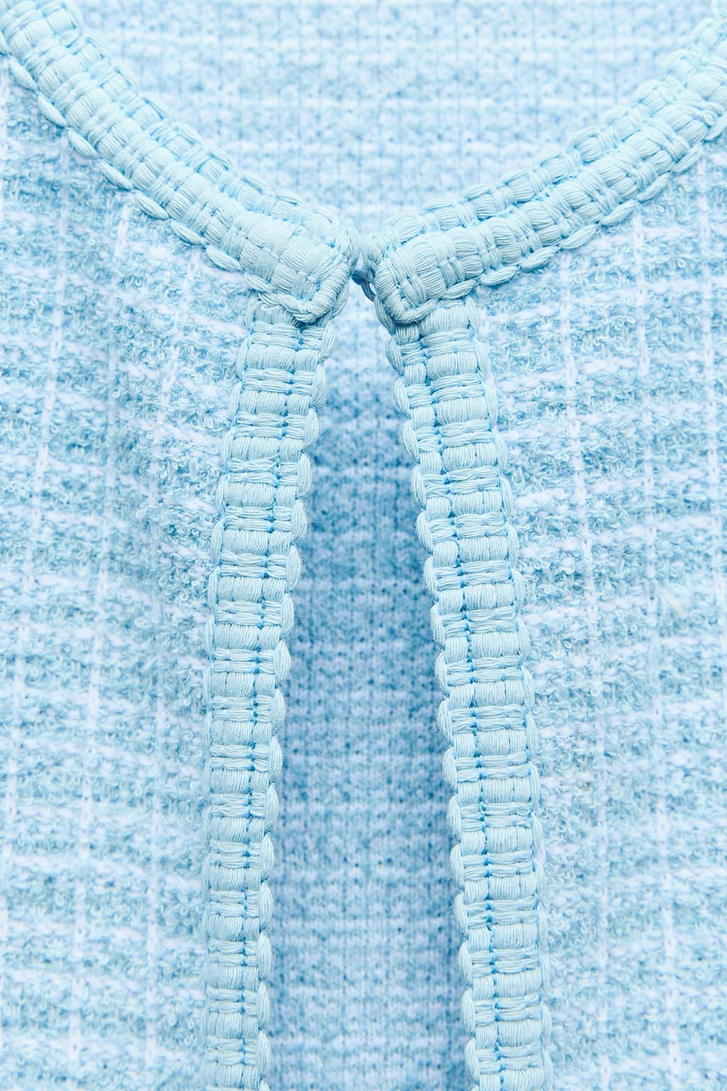 CROPPED KNIT CARDIGAN - Zara фото 12