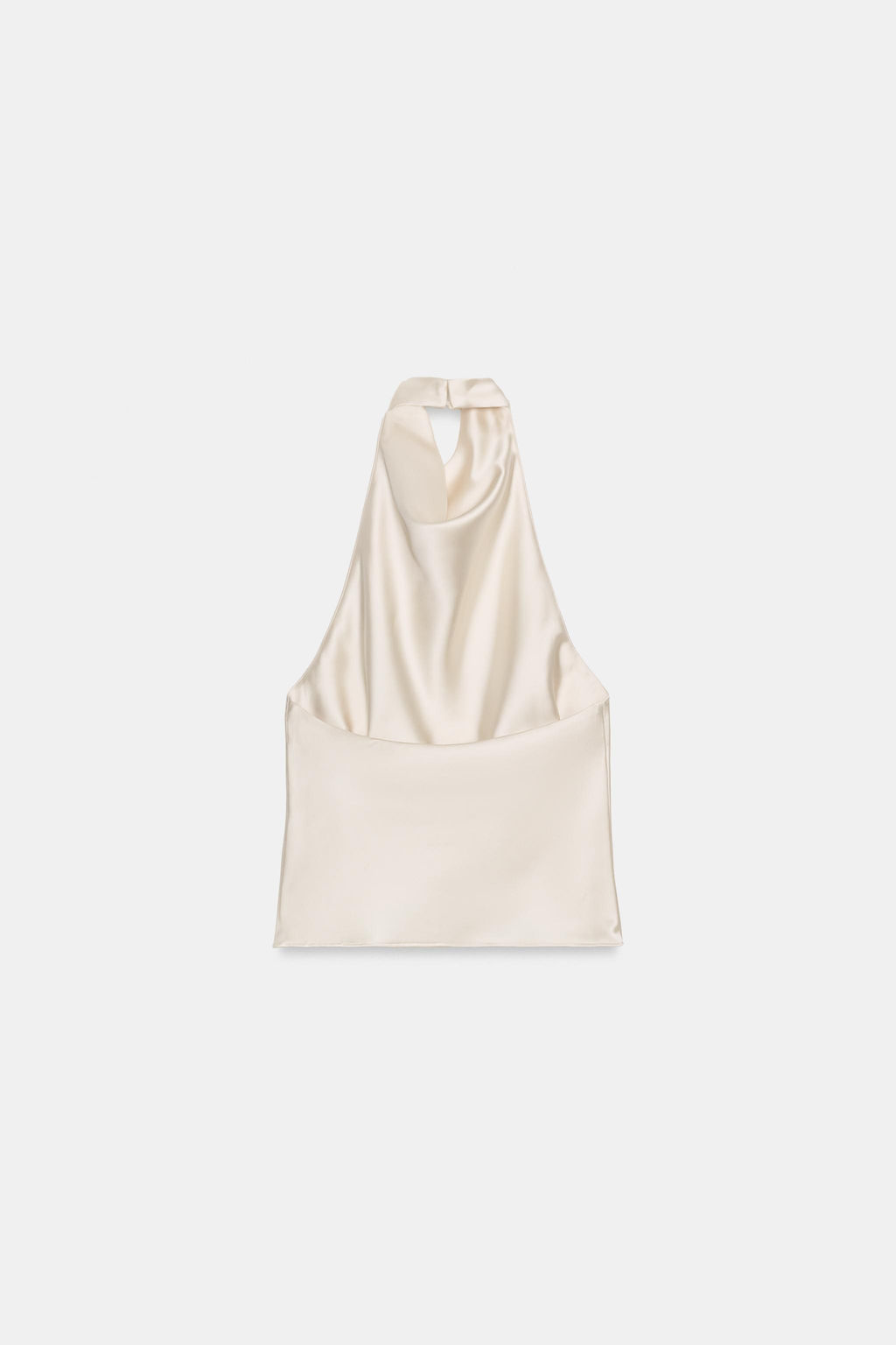 SATIN HALTER TOP - Zara фото 7