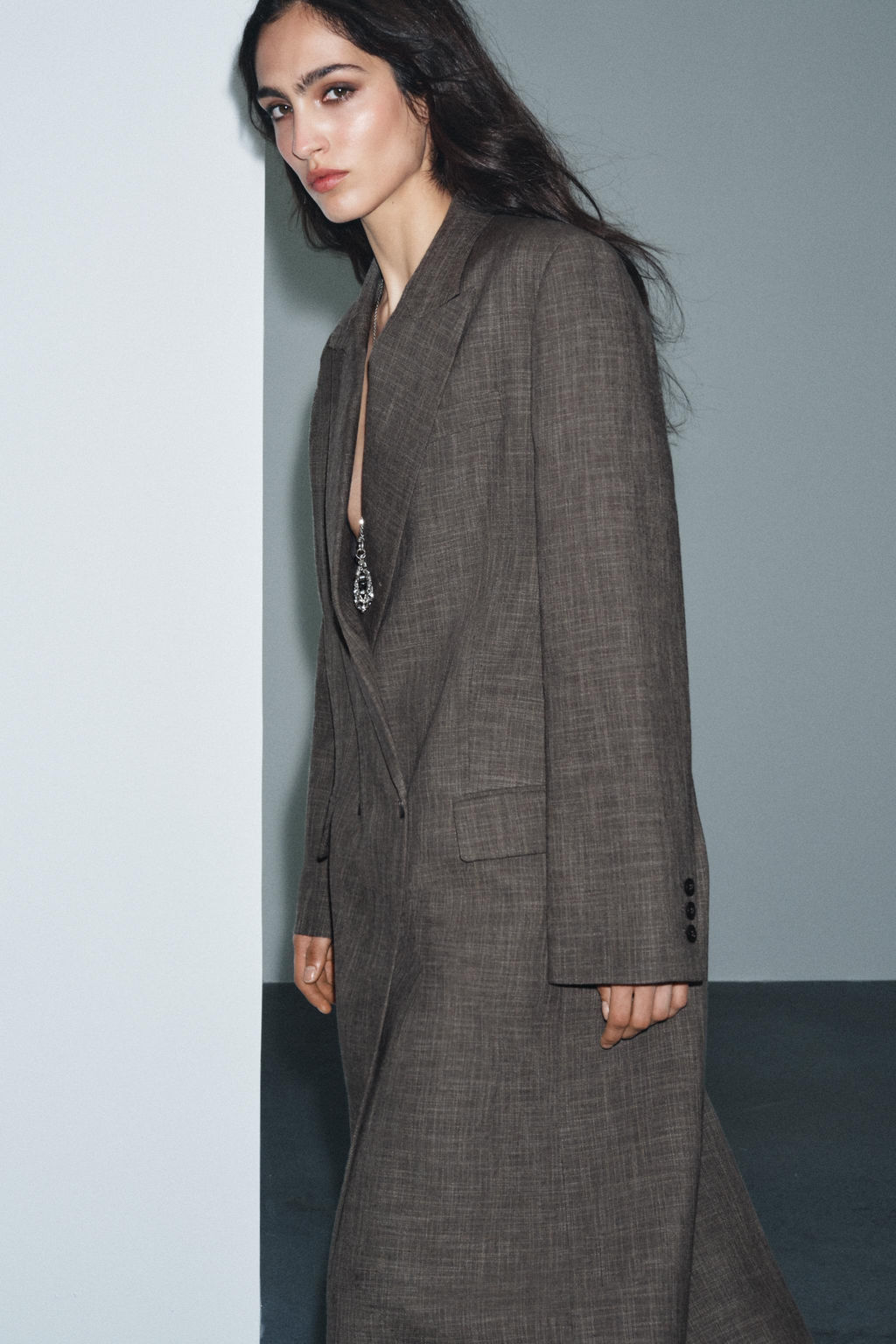 ZW COLLECTION LIMITED EDITION DOUBLE-BREASTED FROCK COAT - Zara фото 2