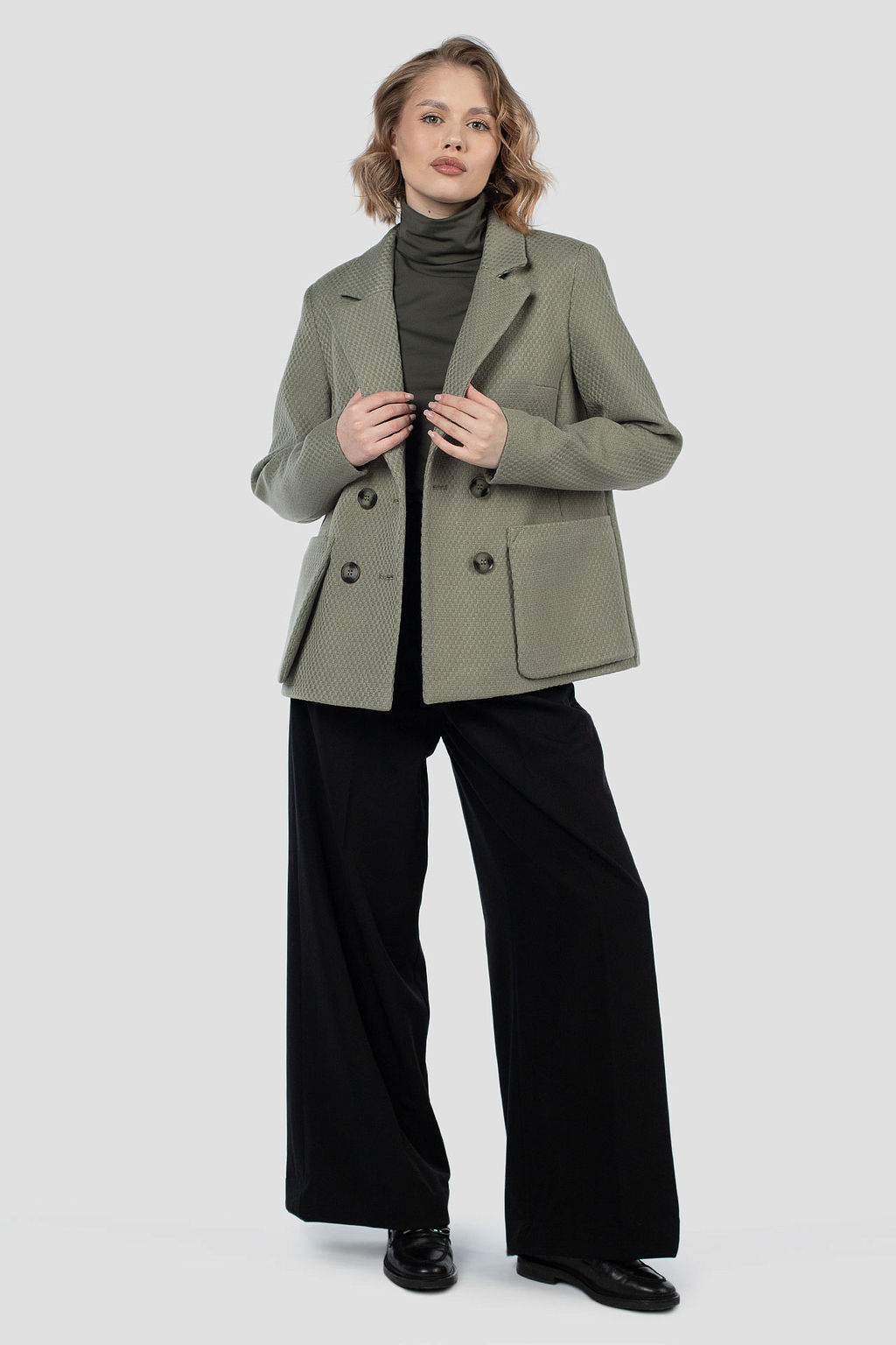 01-12140 Пальто женское демисезонное - El podio фото 3