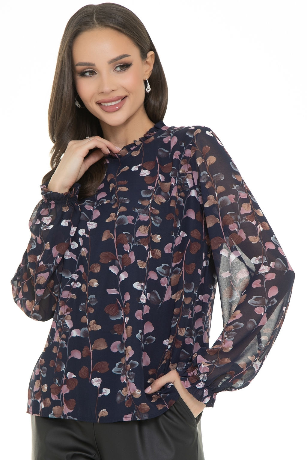 Блуза Волшебный шифон (найт) - Diolche фото 9