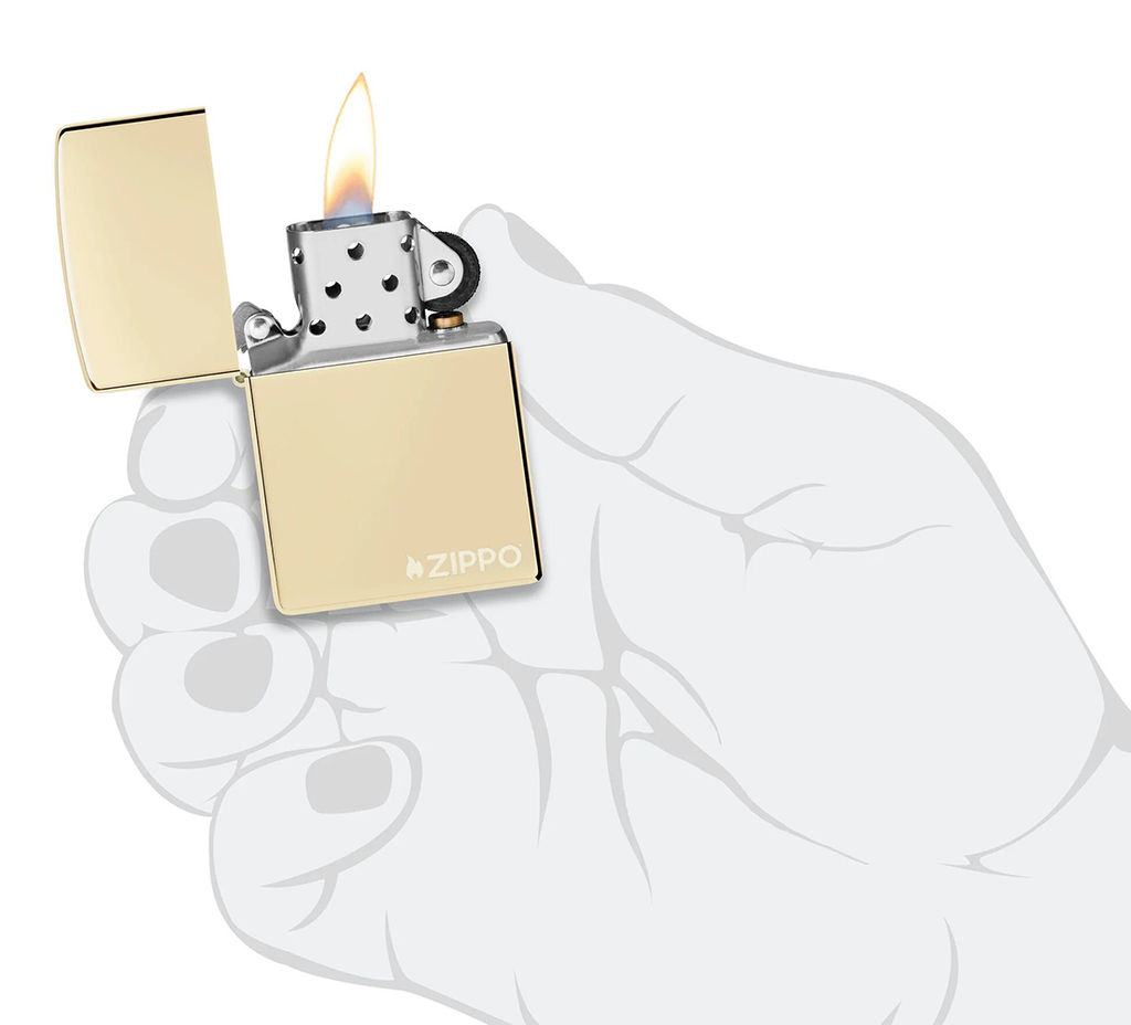 Зажигалка ZIPPO Логотип с покрытием цвета шампанского | Logo Champagne 46682ZL  фото 5