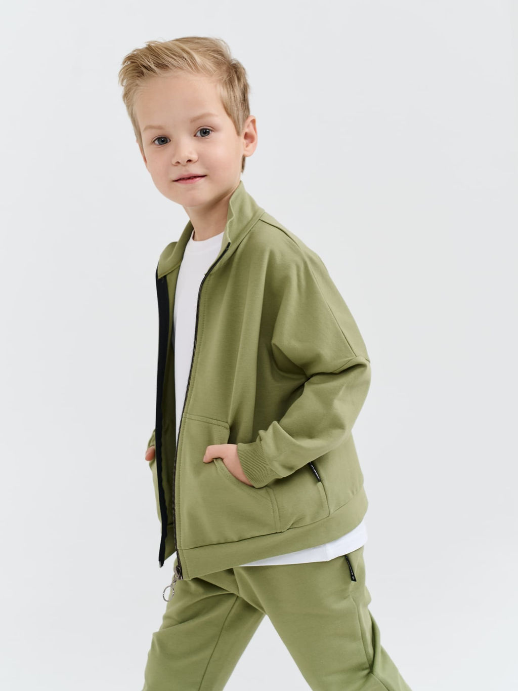 Костюм облегченный с олимпийкой Олива - Bungly фото 5