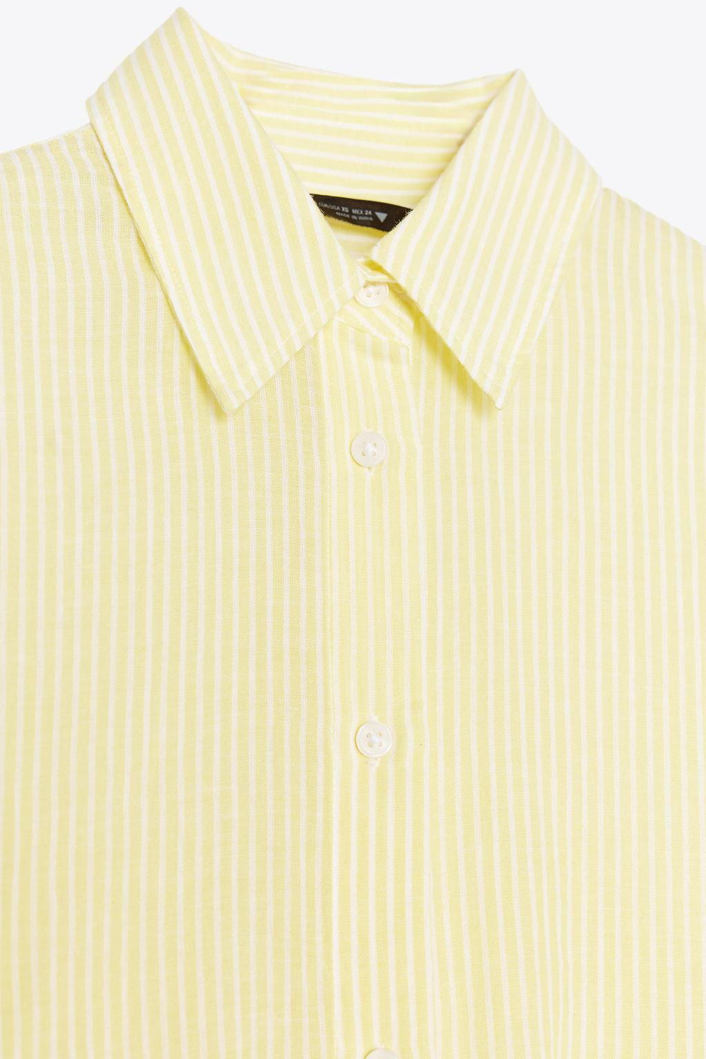 OVERSIZE STRIPED SHIRT - Zara фото 11