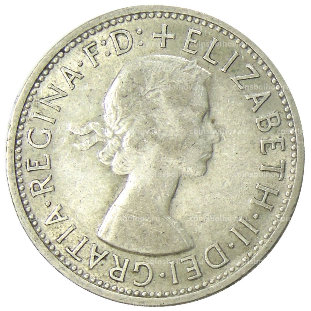 1 флорин (2 шиллинга) 1954 года Австралия  Королевский визит Елизаветы II