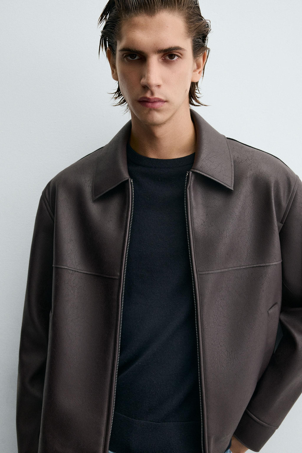 FAUX LEATHER JACKET - Zara фото 5