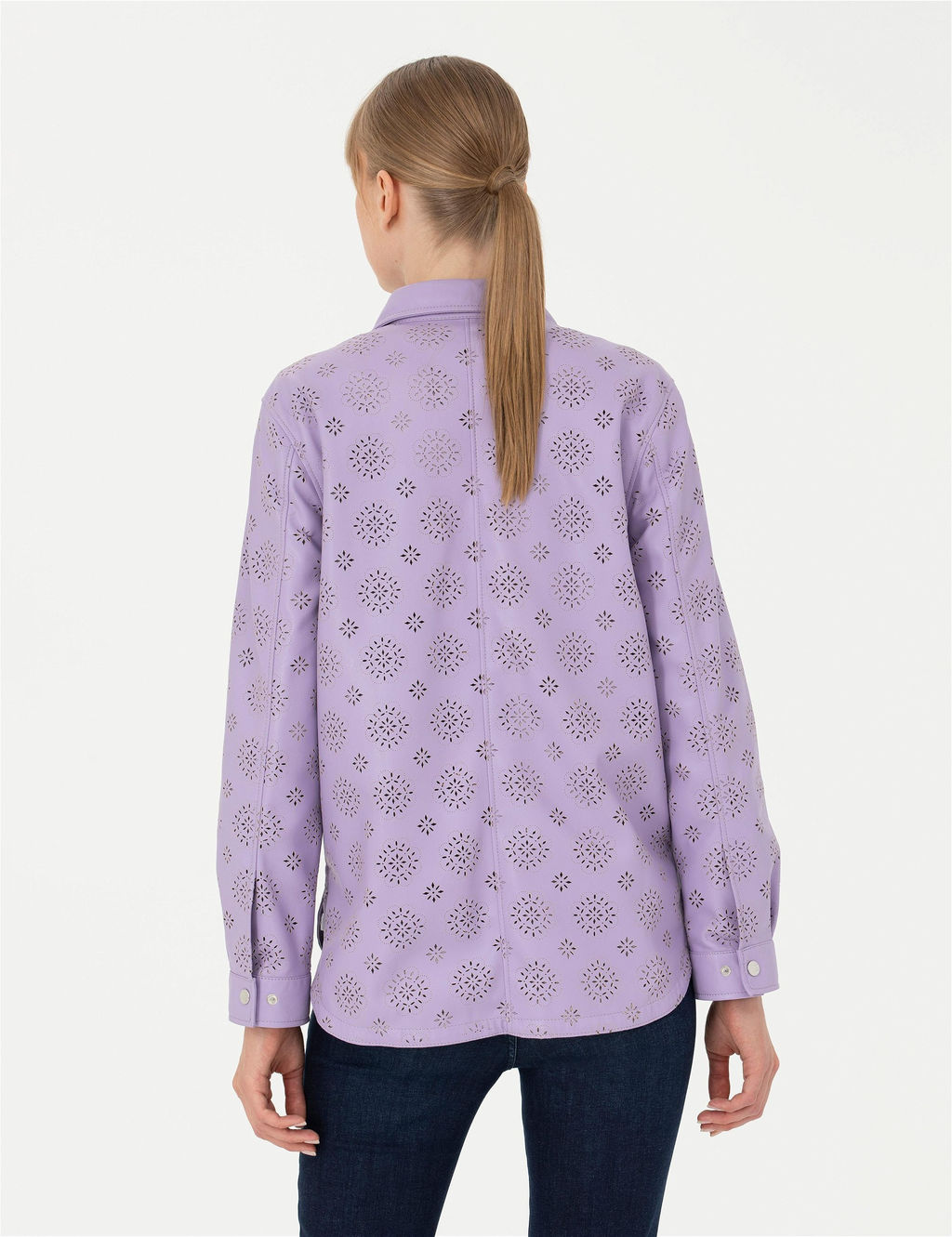 Eflatun Comfort Fit Uzun Kollu G_mlek - Pierre cardin фото 4