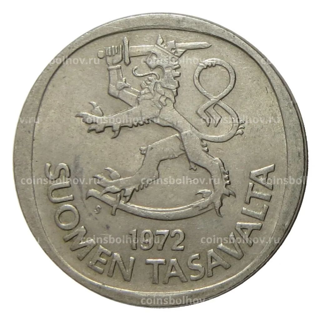1 марка 1972 года S Финляндия