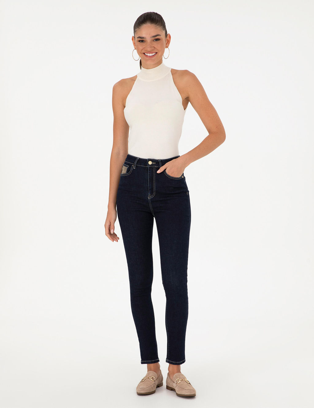 Koyu _ndigo Skinny Fit Jean Pantolon