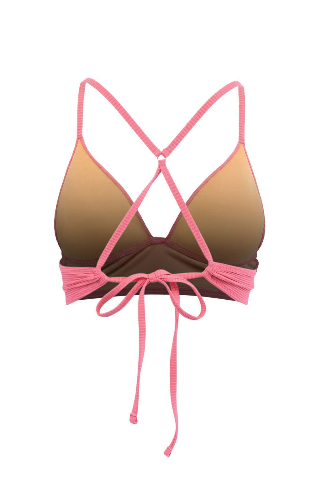TRENDYOLMILLA Turuncu Ucgen Push Up Dokulu Bikini Ustu TBESS21BU0010  фото 75