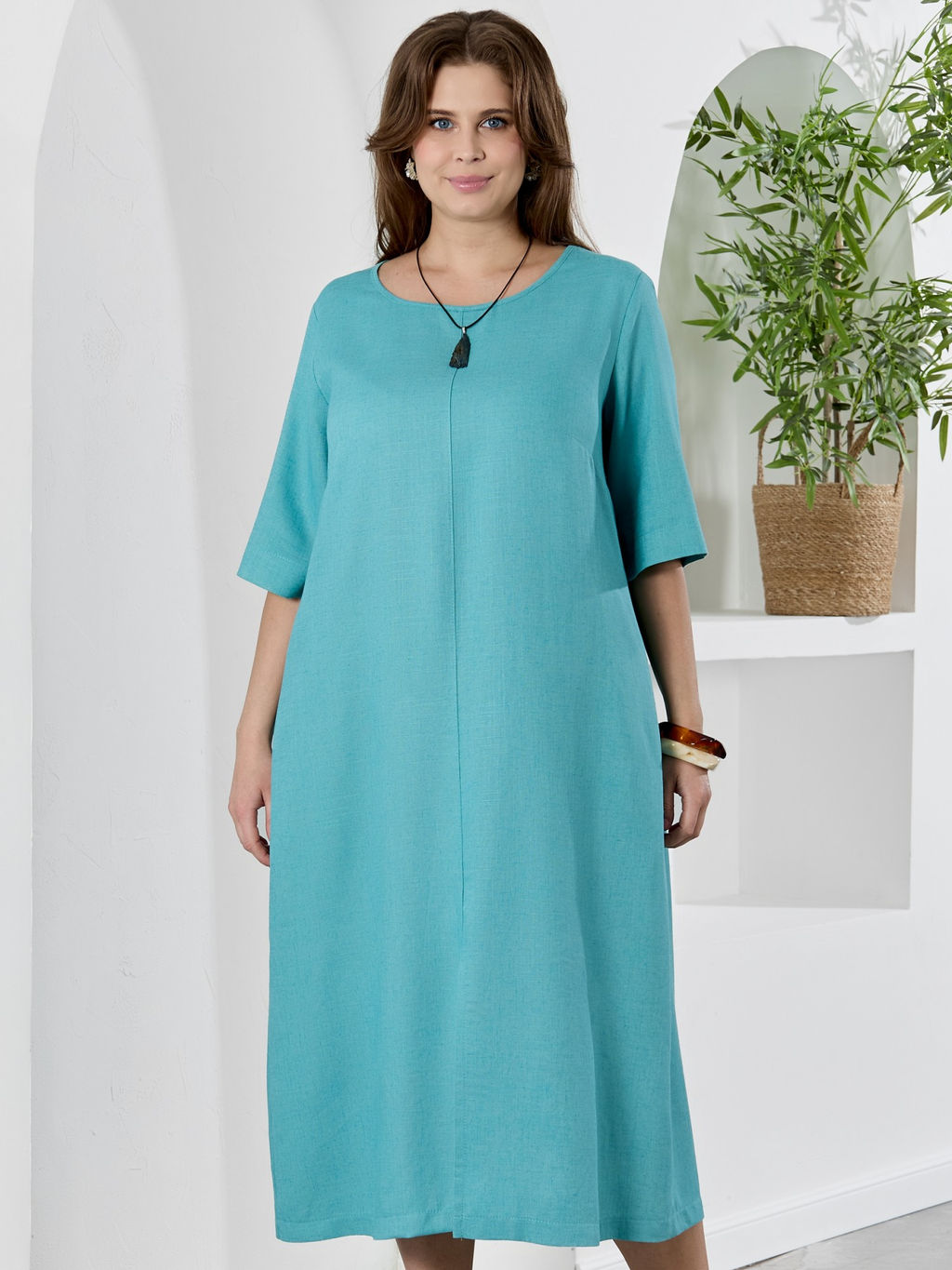 Платье Камео-1 из вискозы со льном - Виотекс фото 10