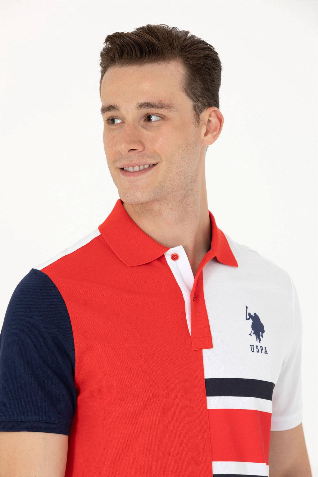 Мужская красная футболка - U.s. polo assn фото 3