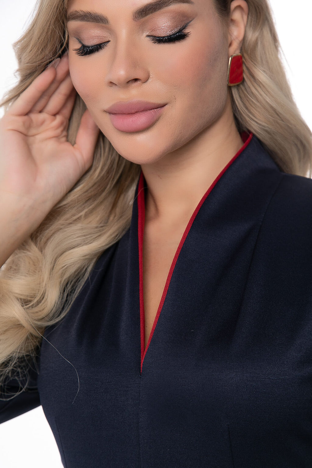 Платье Леди Удача (синее) П8819 - Lt collection фото 3