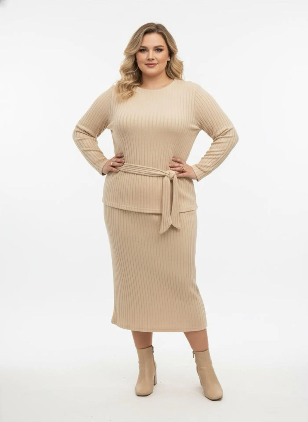 Юбка вязаная UB02208WHT03 - Артесса фото 2