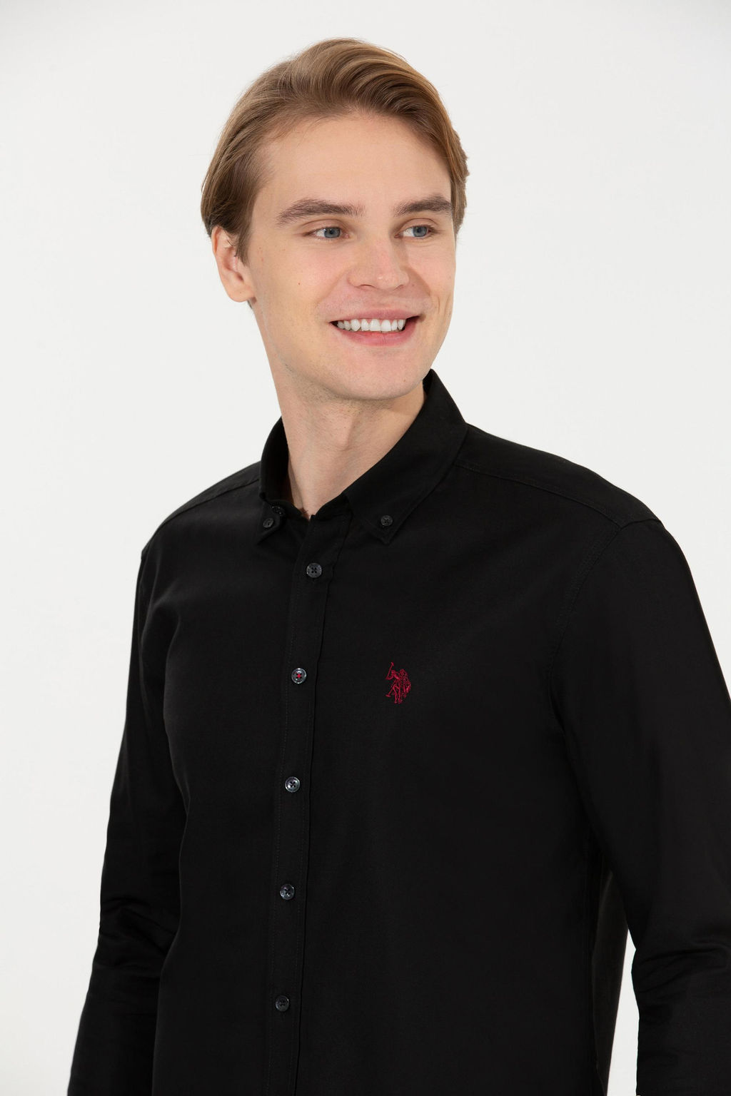 Erkek Siyah Uzun Kollu Basic G_mlek - U.s. polo assn фото 3