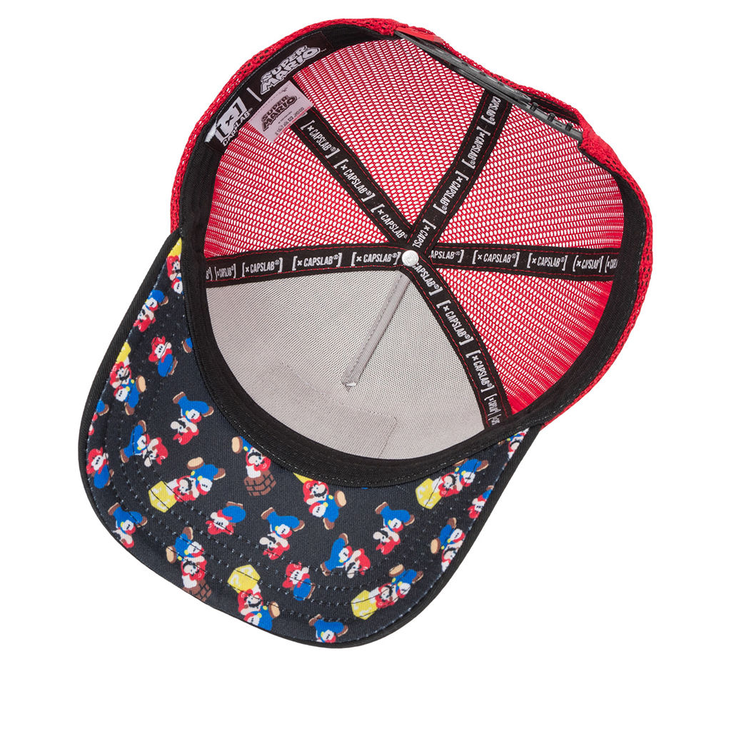 Бейсболка CAPSLAB арт. CL/SMB/1/MAR Super Mario Mario (белый / черный) фото 2