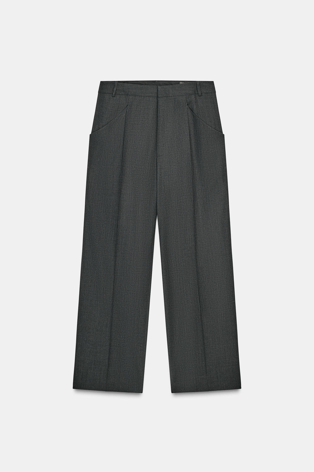 ZW COLLECTION LIMITED EDITION WOOL BLEND TROUSERS WITH POCKETS - Zara фото 5