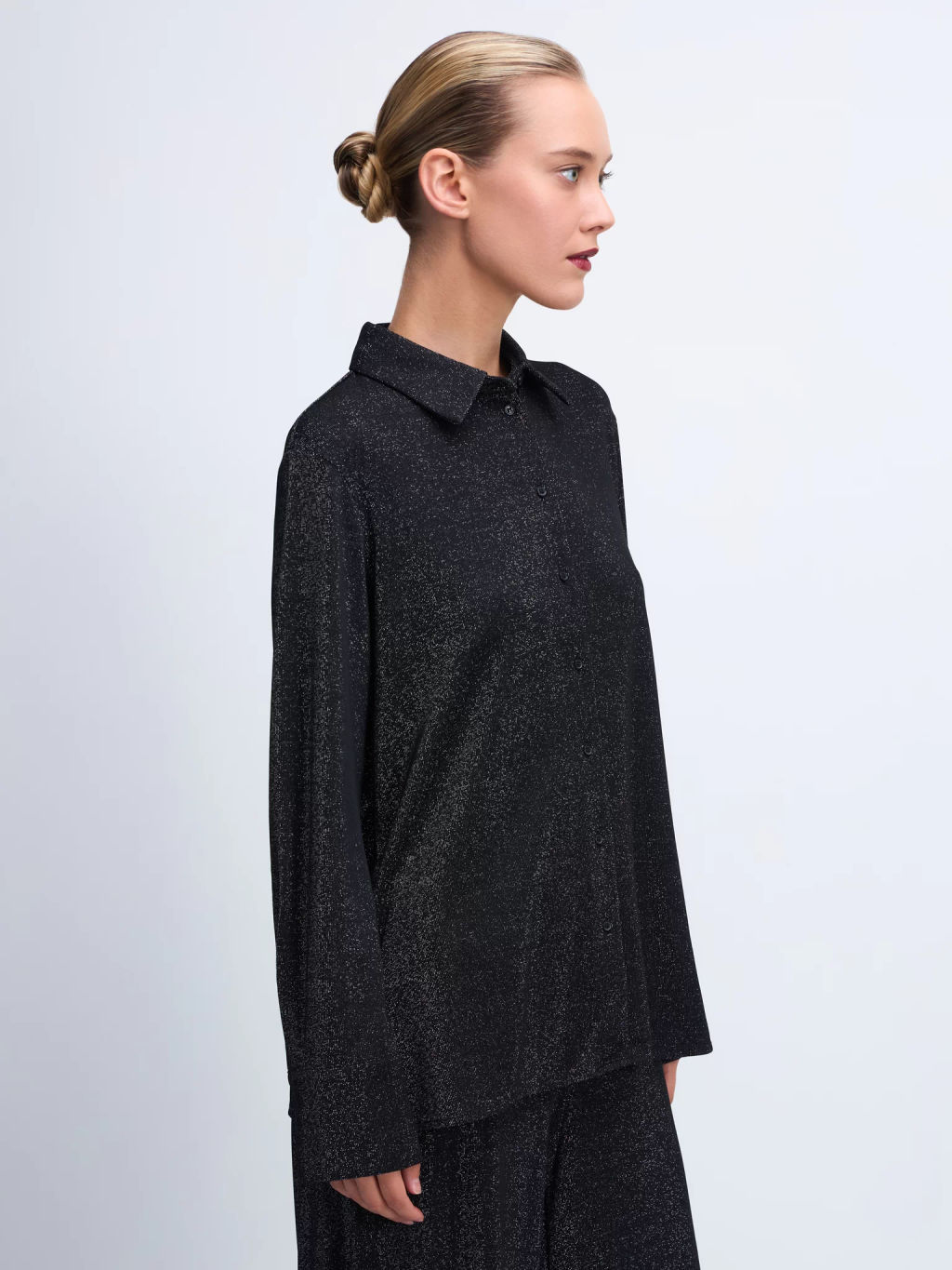 Блузка с мерцающей нитью / Zarina  фото 4