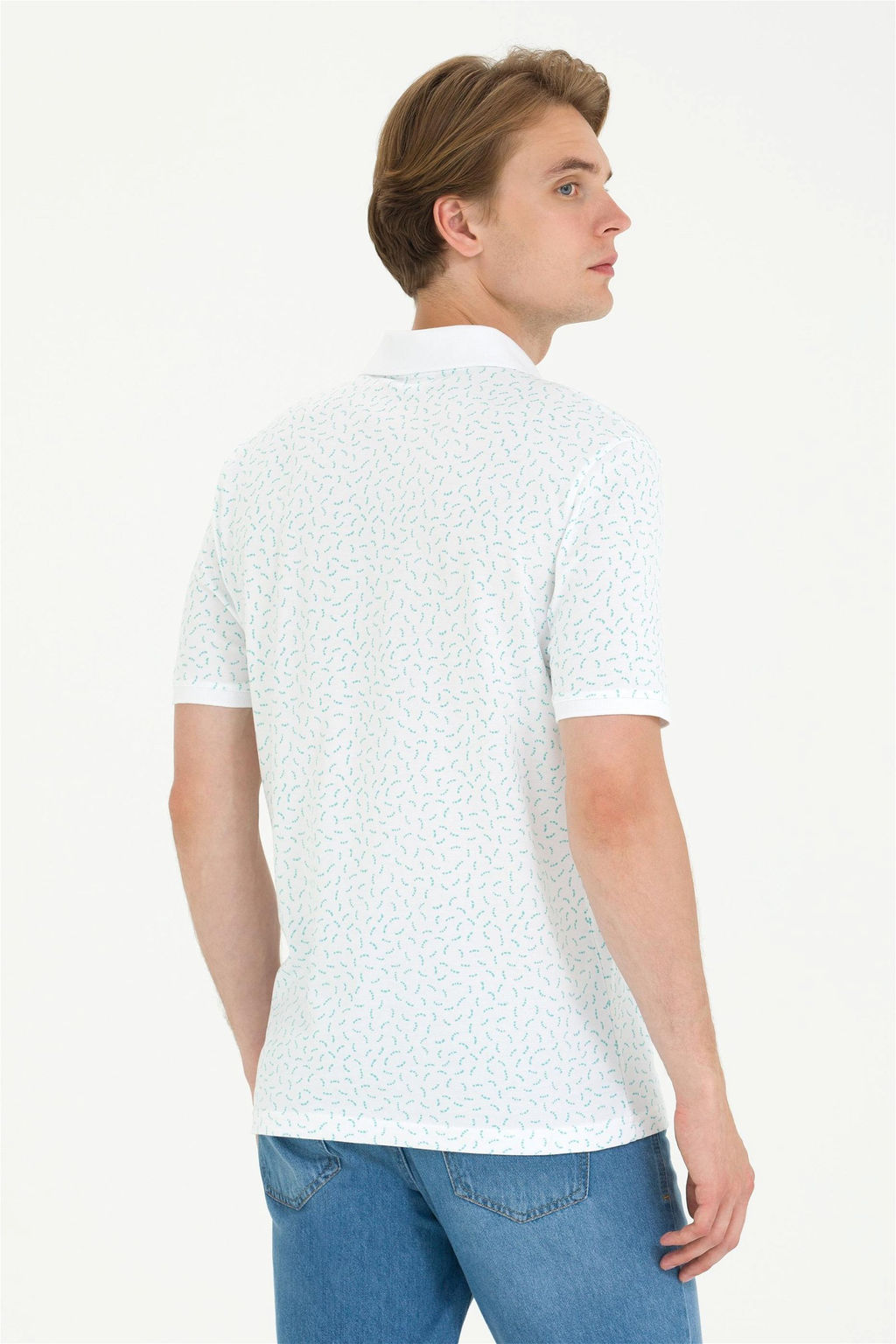 U. S. Polo Assn Мужская мятная футболка-поло - U.s. polo assn фото 12