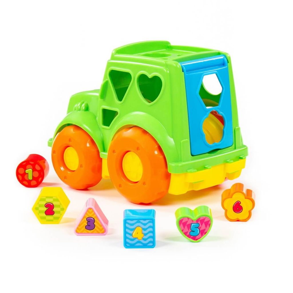 Игрушка развивающая Трактор (в сеточке) - Полесье фото 7